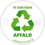 Vi sorterer affald